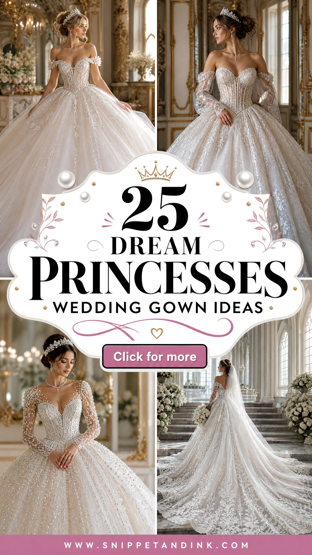 25 Dream Princesses Wedding Gown Ideas for a Fairytale Look - 25 Dream Princesses Wedding Gown Ideas for a Fairytale Look