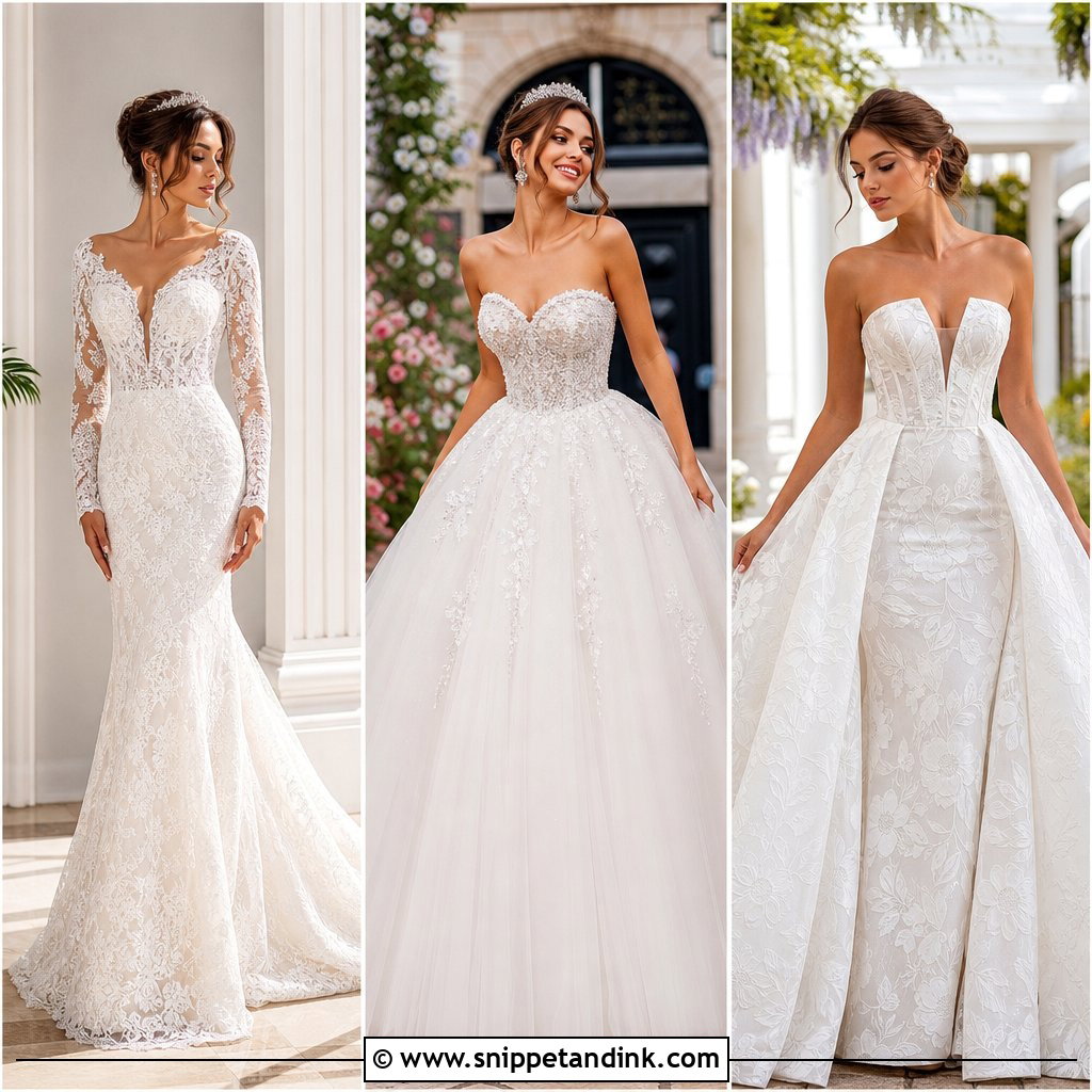 25 Dreamy Romantic Elegant Wedding Dress Ideas to Inspire You