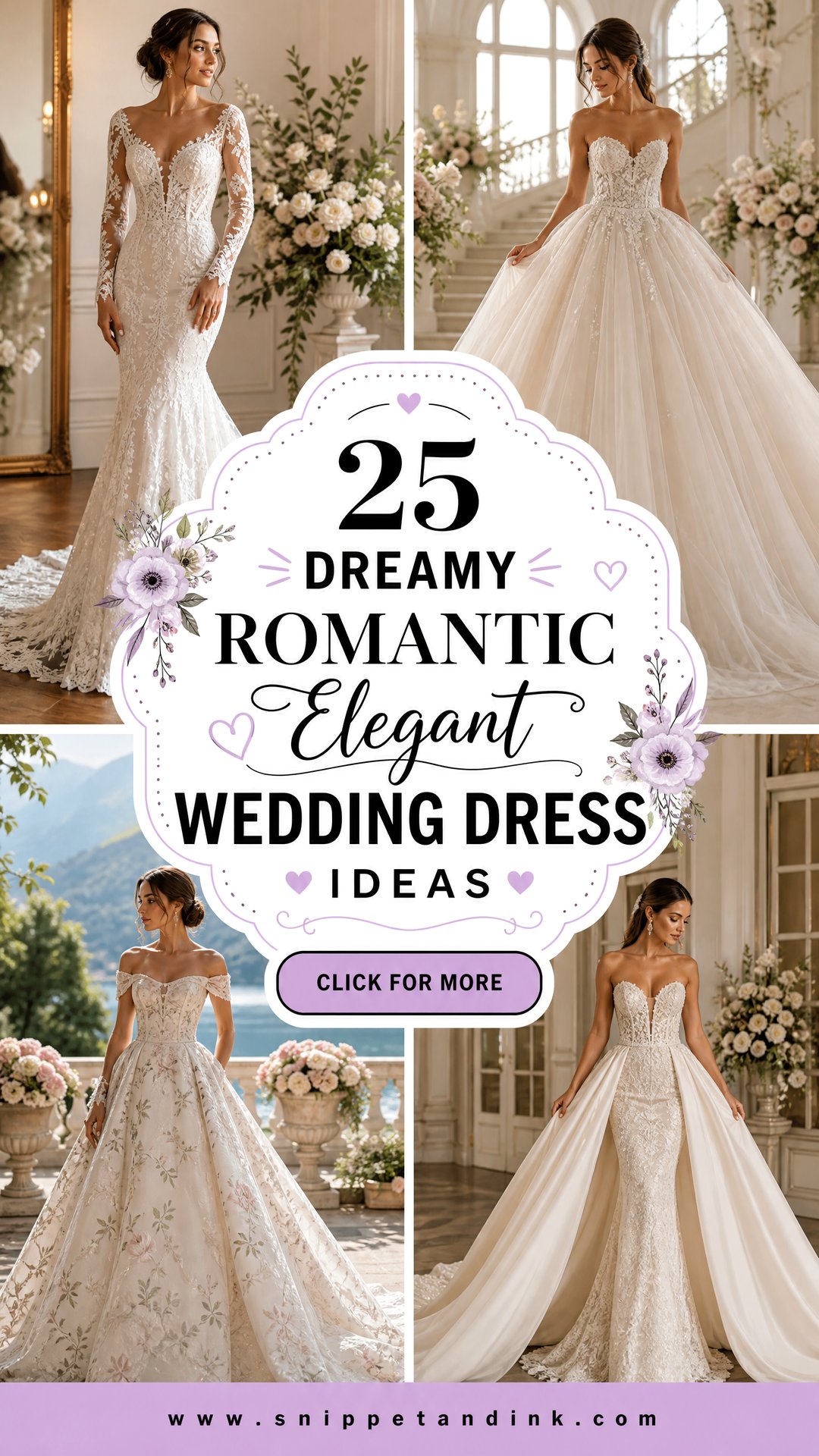 25 Dreamy Romantic Elegant Wedding Dress Ideas to Inspire You - 25 Dreamy Romantic Elegant Wedding Dress Ideas to Inspire You