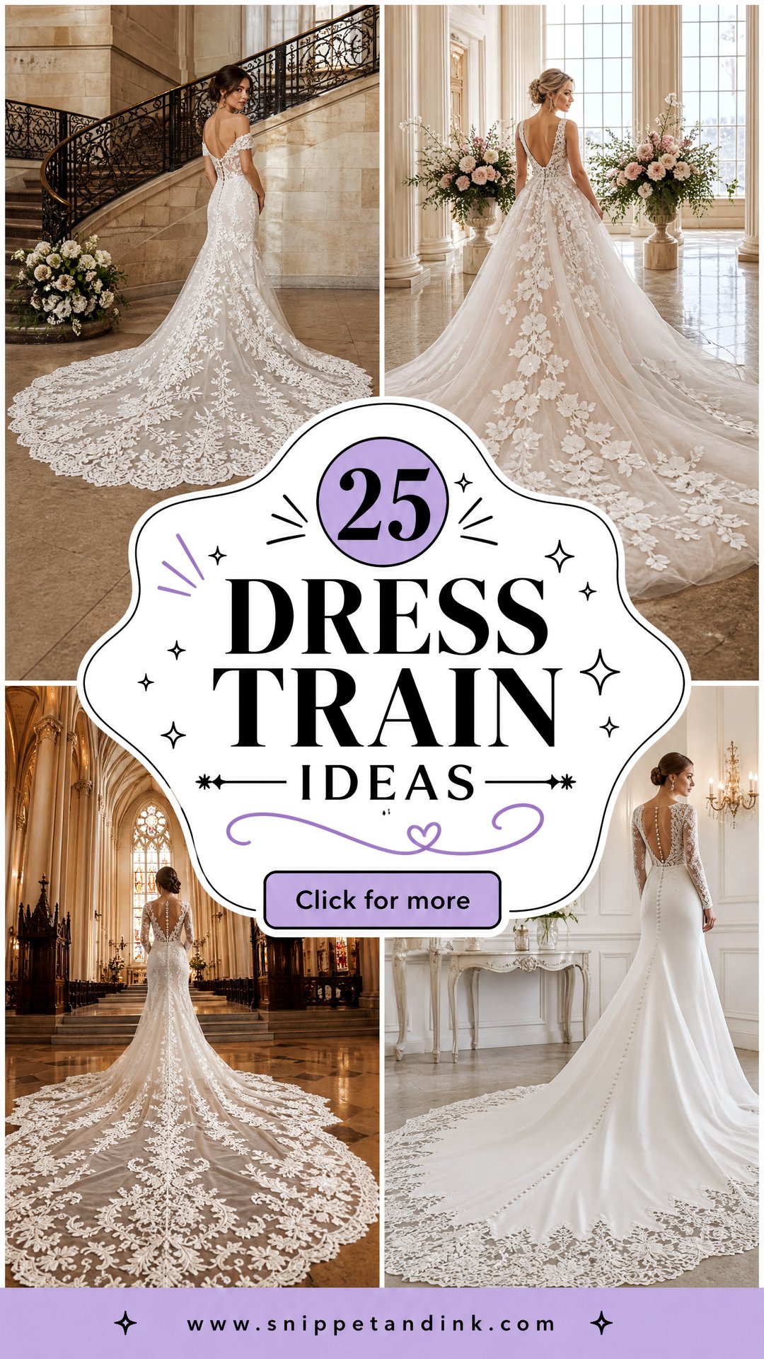 25 Dress Train Ideas for a Dramatic Picture-Perfect Look - 25 Dress Train Ideas for a Dramatic, Picture-Perfect Look