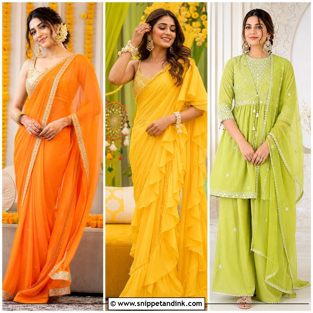 25 Dress for Mehendi Function Ideas