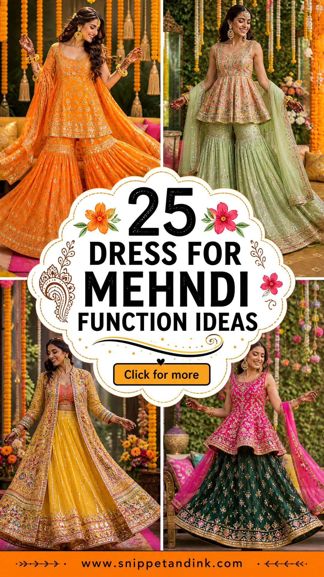 25 Dress for Mehndi Function Ideas for a Vibrant Celebration - 25 Dress for Mehndi Function Ideas for a Vibrant Celebration