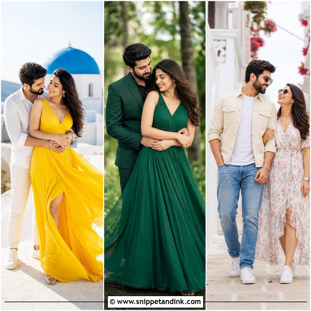 25 Dresses for Pre Wedding Shoot
