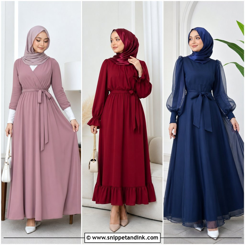 25 Dresses to Wear to a Wedding Hijab