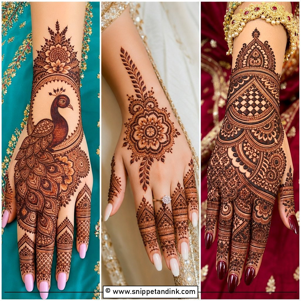 25 Dulhan Bridal Henna Mehndi Designs Stunning Bride Picks