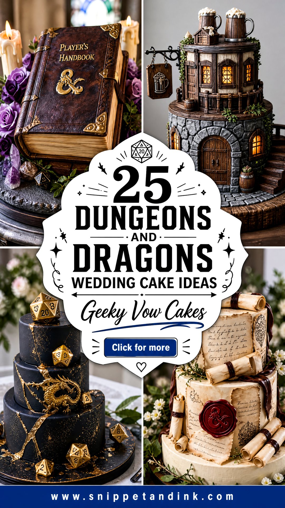 25 Dungeons and Dragons Wedding Cake Ideas for Geeky Vows - 25 Dungeons and Dragons Wedding Cake Ideas for Geeky Vows