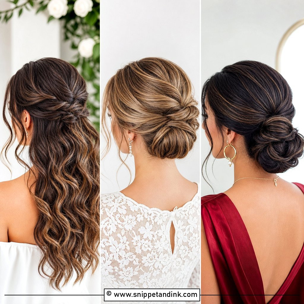 25 Easy Hairstyles for Wedding Chic Looks You Can DIY Fast