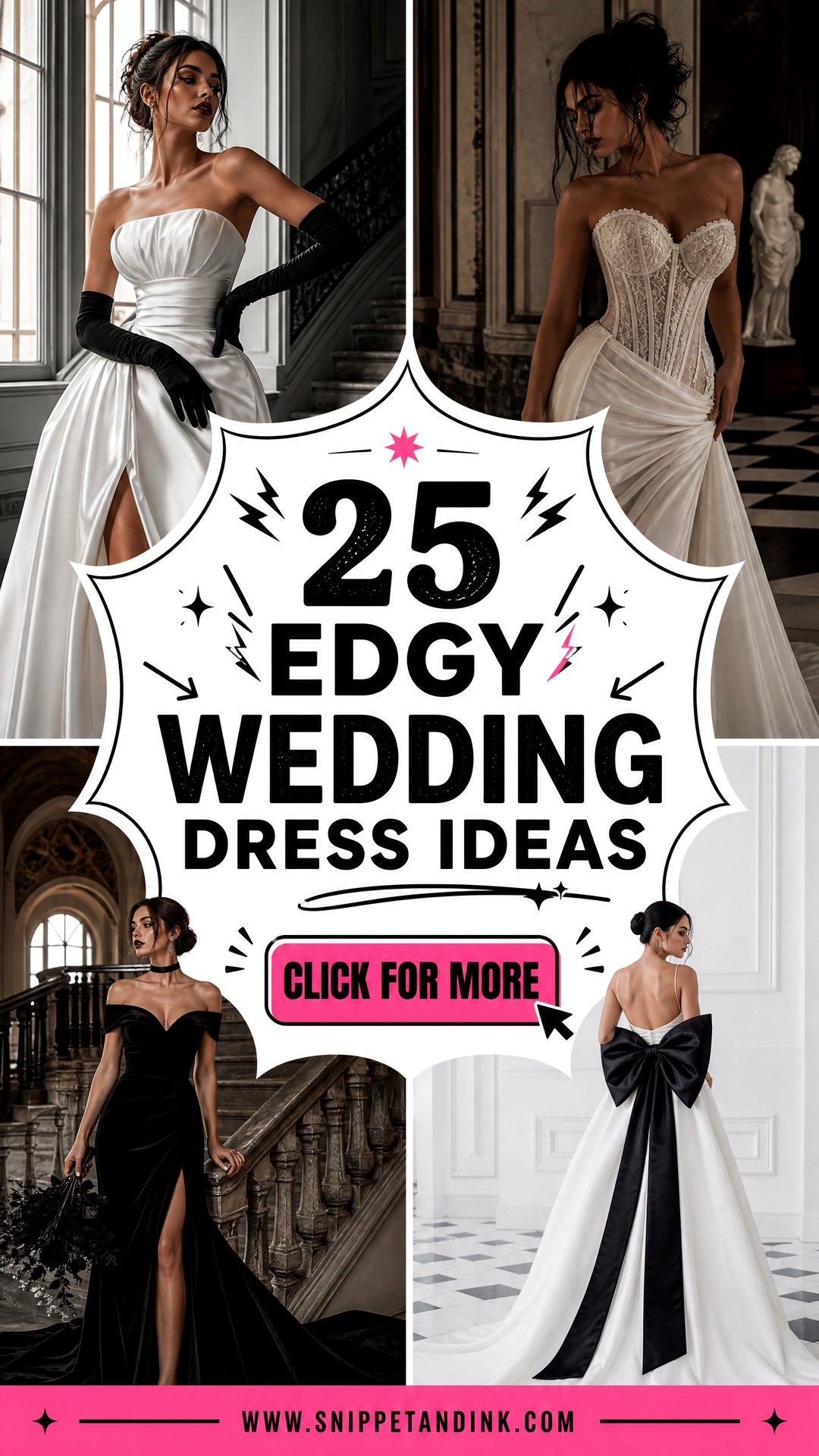 25 Edgy Wedding Dress Ideas for Bold Nontraditional Brides - 25 Edgy Wedding Dress Ideas for Bold, Nontraditional Brides