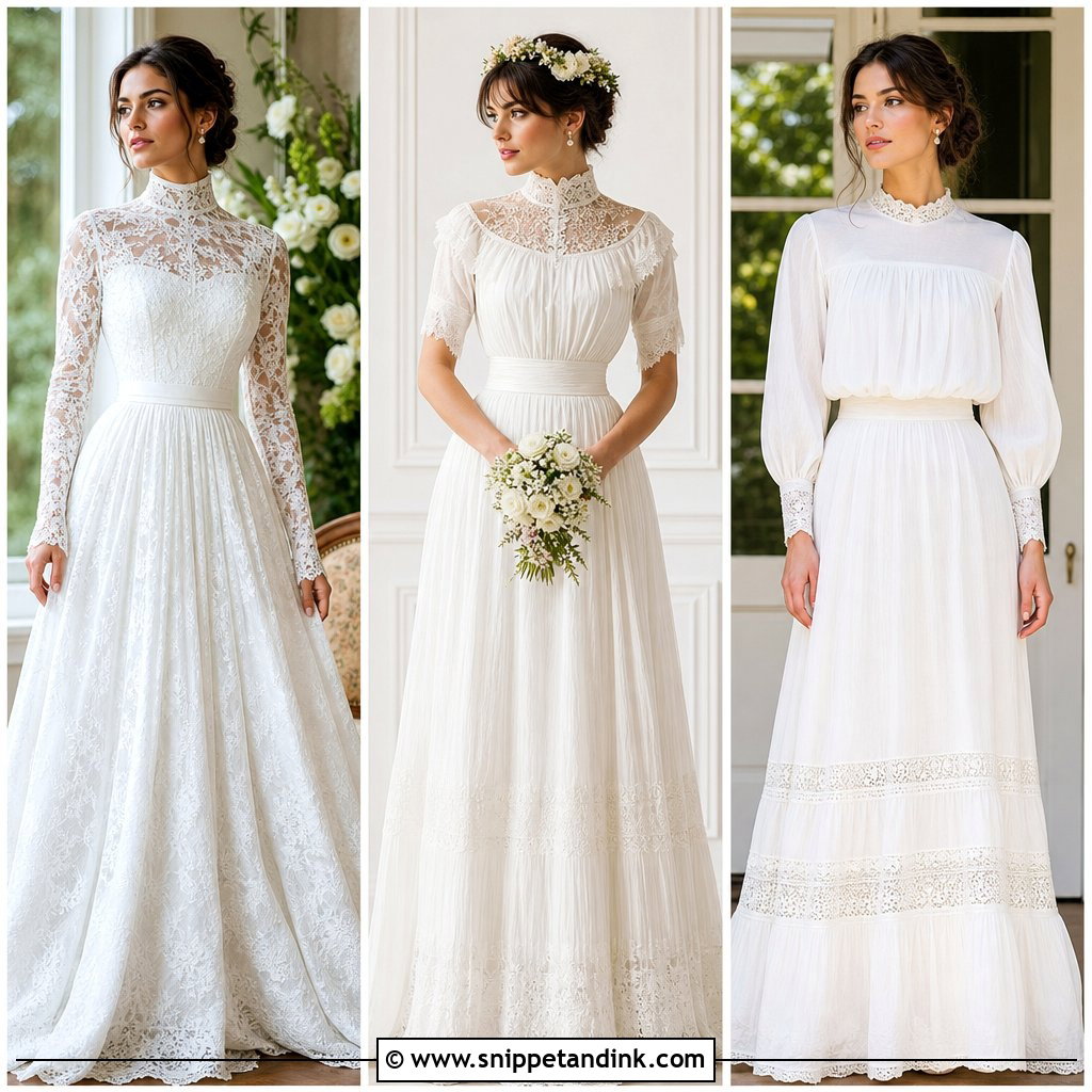 25 Edwardian Wedding Dress Ideas
