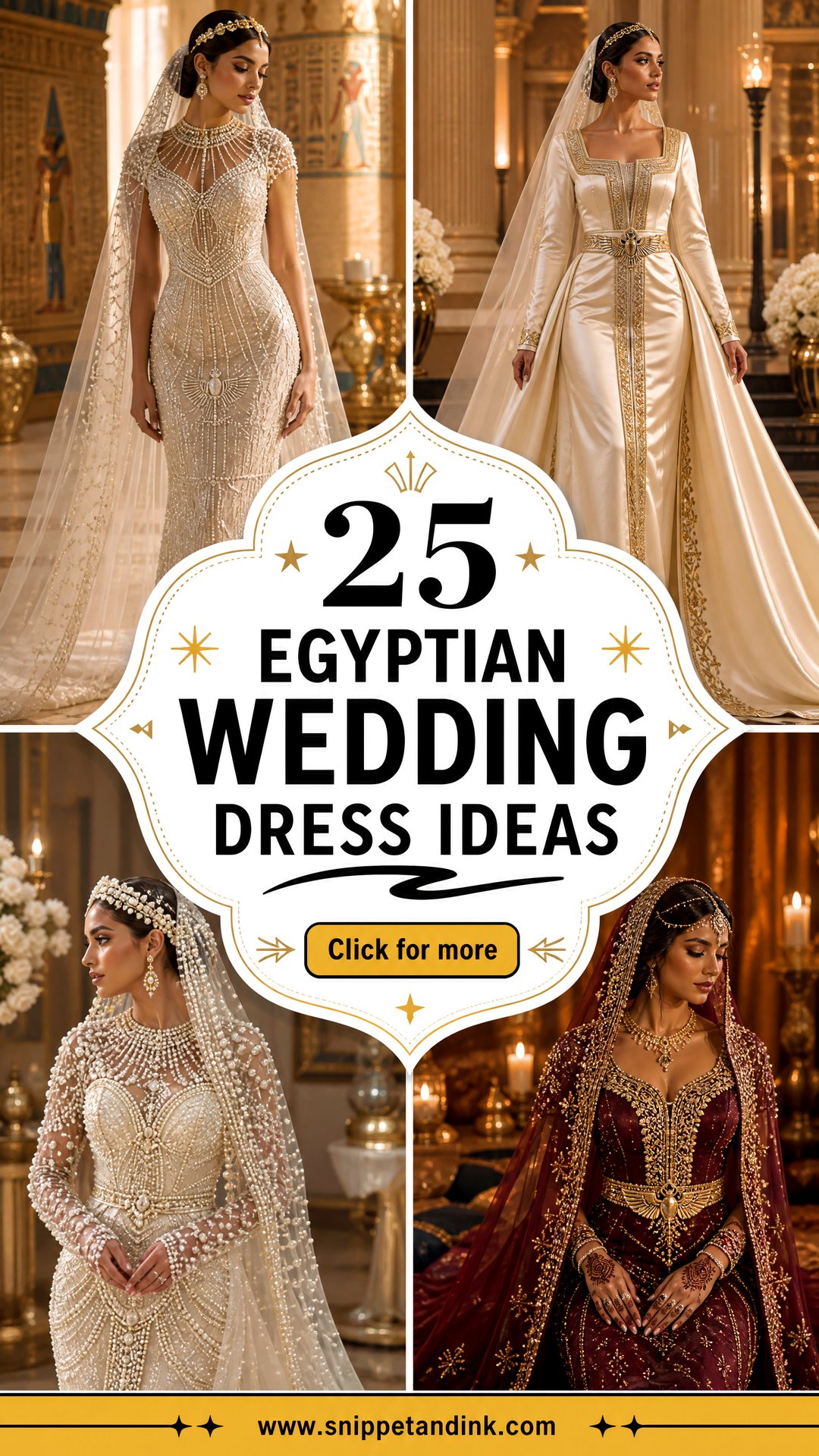 25 Egyptian Wedding Dress Ideas for a Regal Bridal Look - 25 Egyptian Wedding Dress Ideas for a Regal Bridal Look