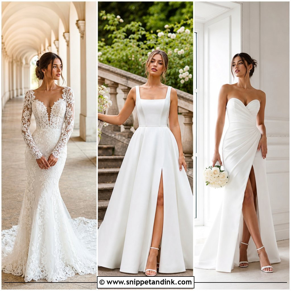 25 Elegant Bridal Dress Ideas for a Timeless Wedding Look