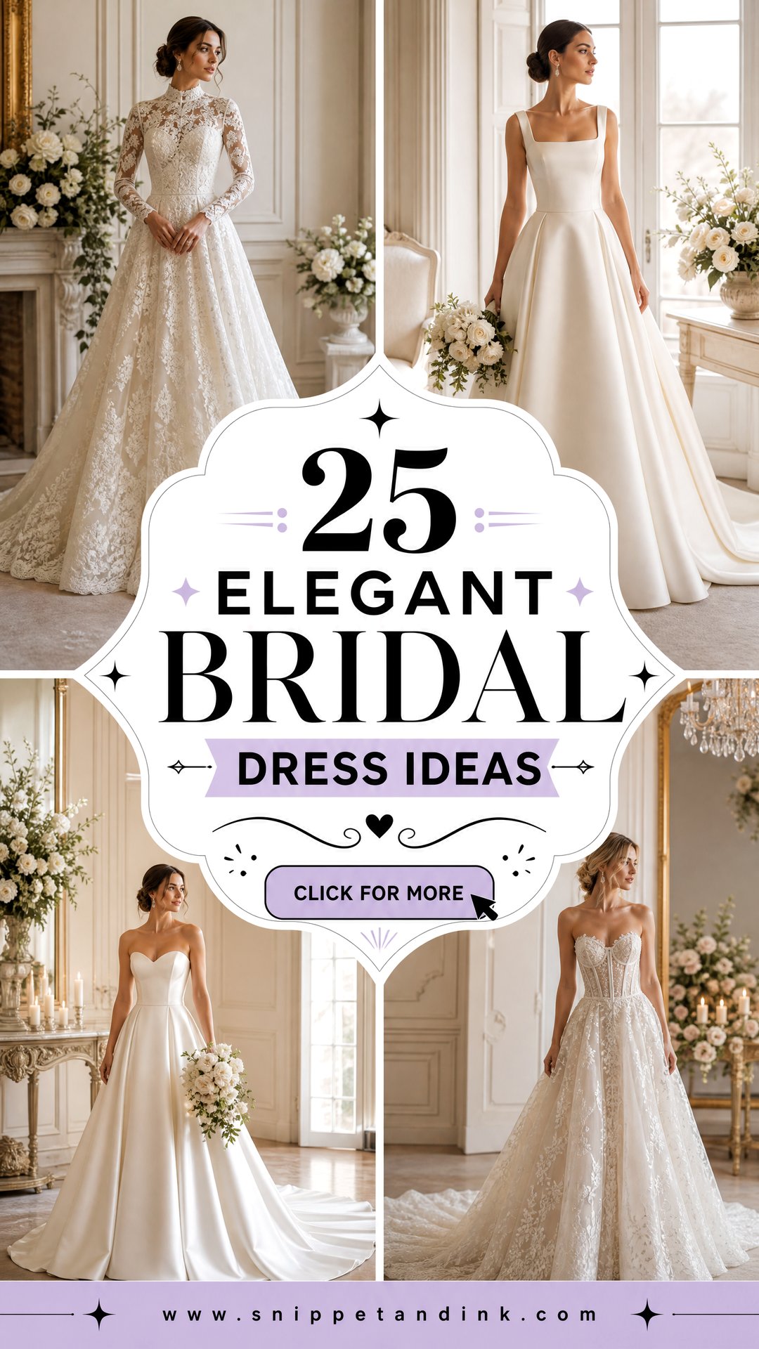 25 Elegant Bridal Dress Ideas for a Timeless Wedding Look - 25 Elegant Bridal Dress Ideas for a Timeless Wedding Look