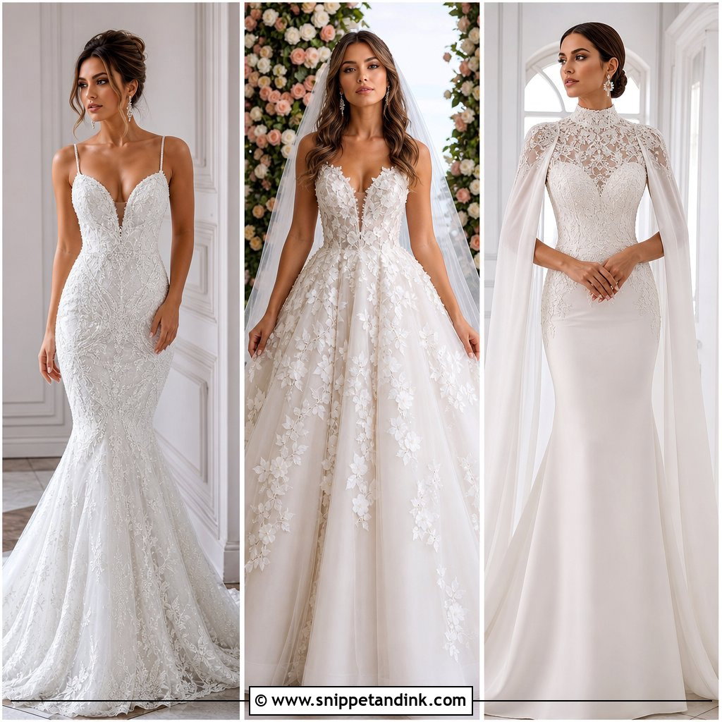 25 Elegant Bridal Gown Ideas