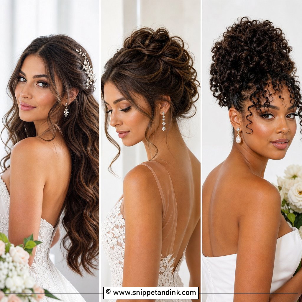 25 Elegant Bridal Hair Ideas for a Soft Luxe Wedding Look