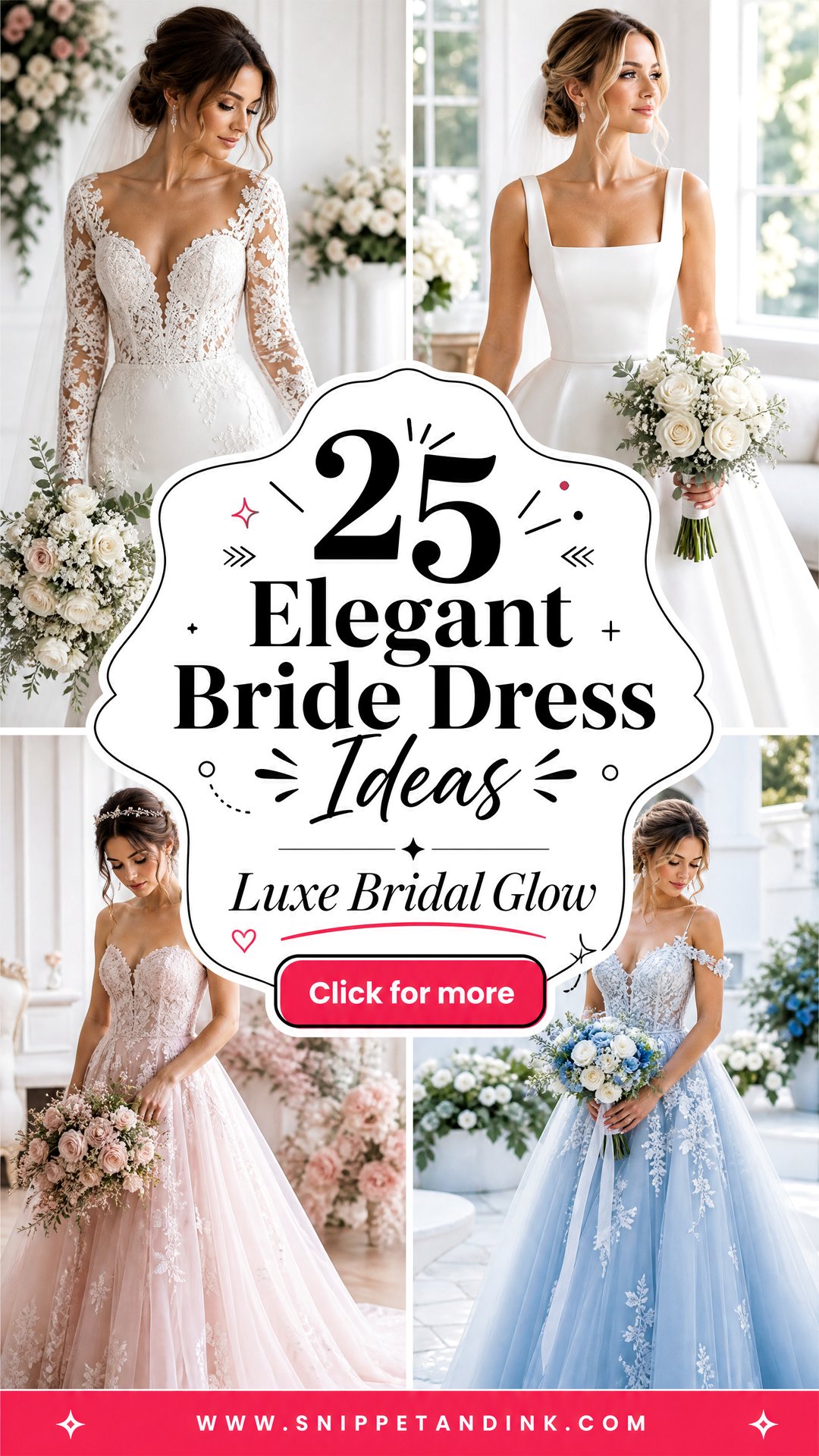 25 Elegant Bride Dress Ideas for a Luxe Wedding Look Today - 25 Elegant Bride Dress Ideas for a Luxe Wedding Look Today