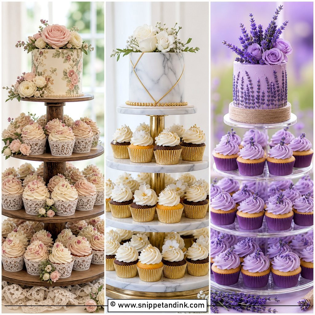 25 Elegant Cupcake Wedding Cake Ideas for Sweet Receptions