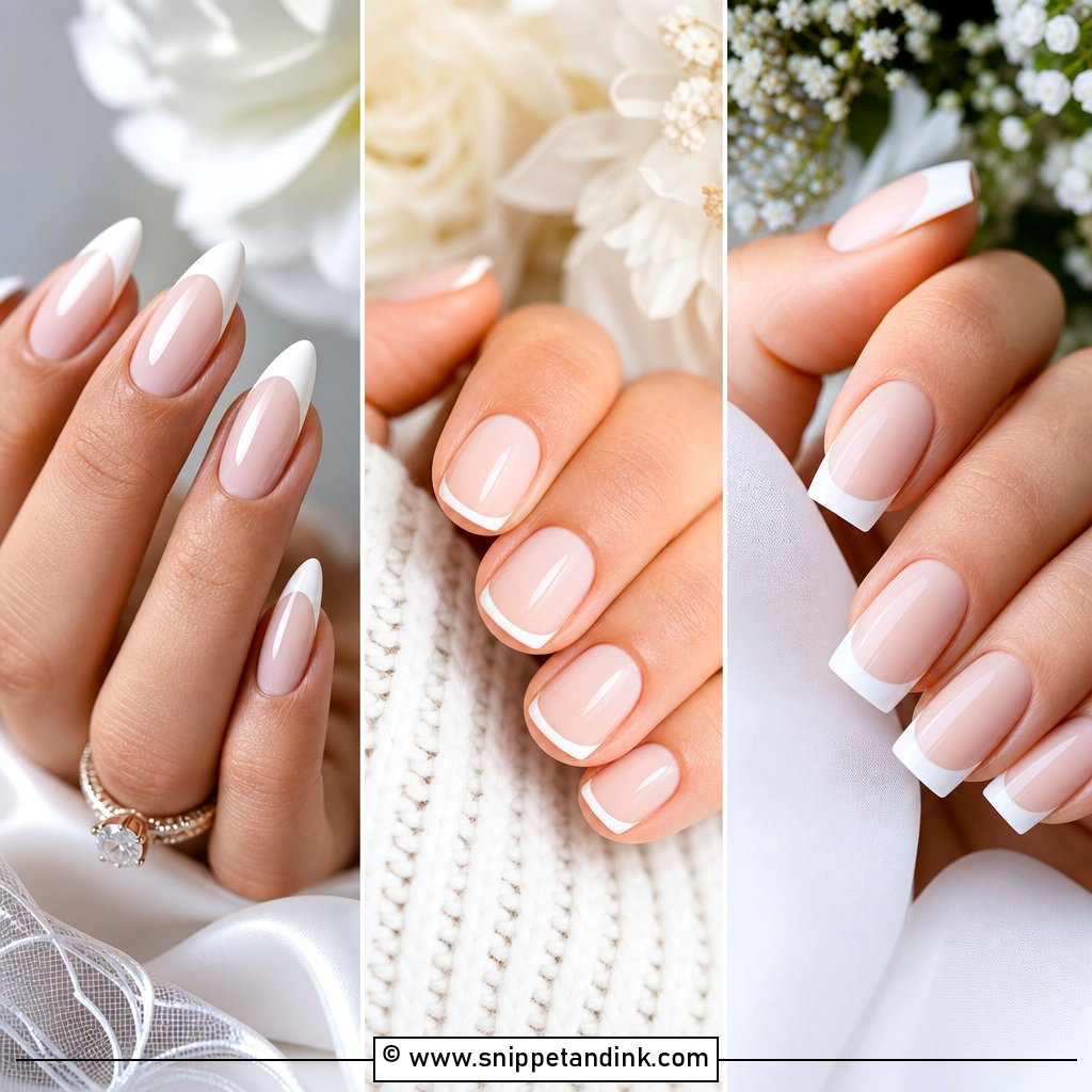 25 Elegant French Bride Wedding Nails for Timeless Style