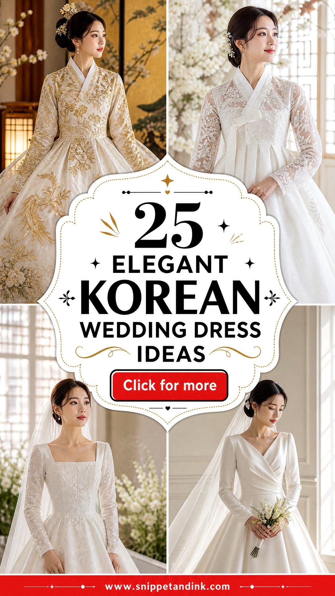 25 Elegant Korean Wedding Dress Ideas for Modern Brides - 25 Elegant Korean Wedding Dress Ideas for Modern Brides