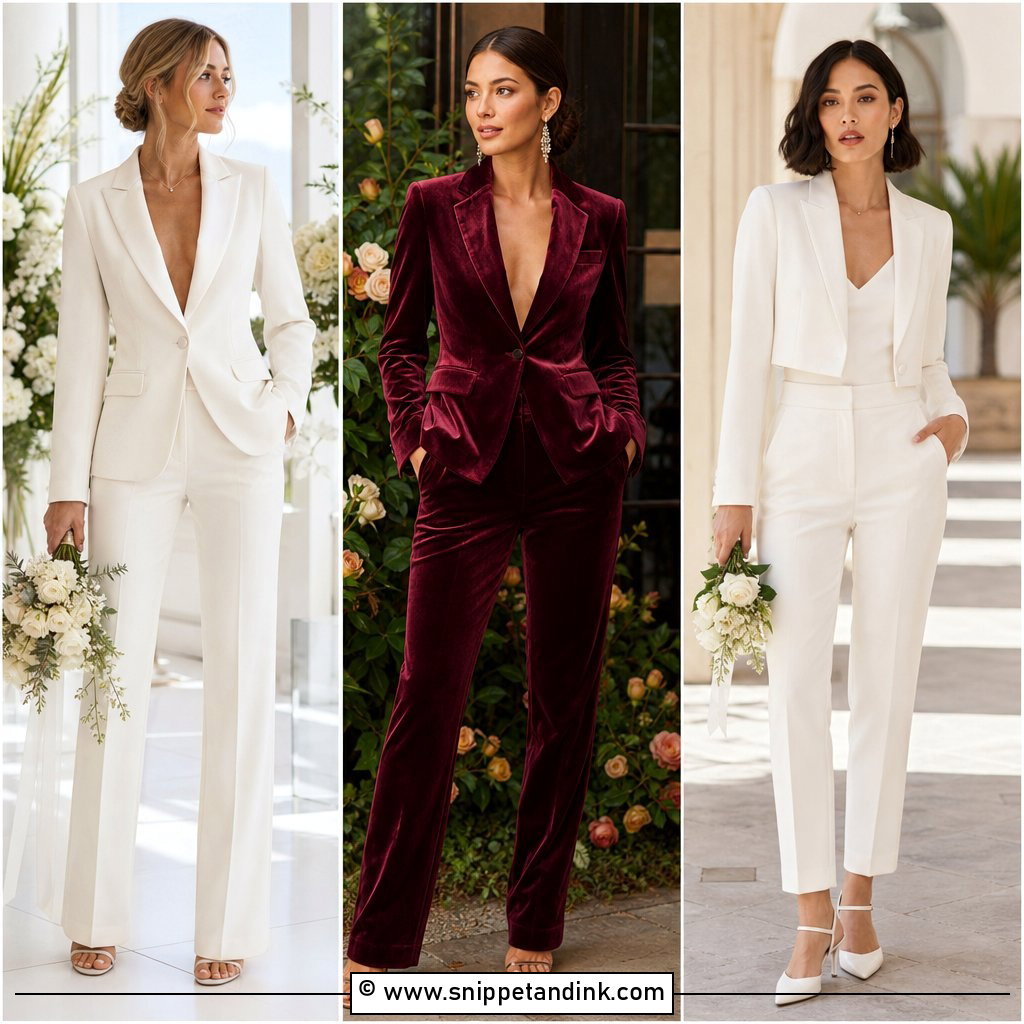 25 Elegant Pants Suits Wedding Looks for Modern Brides
