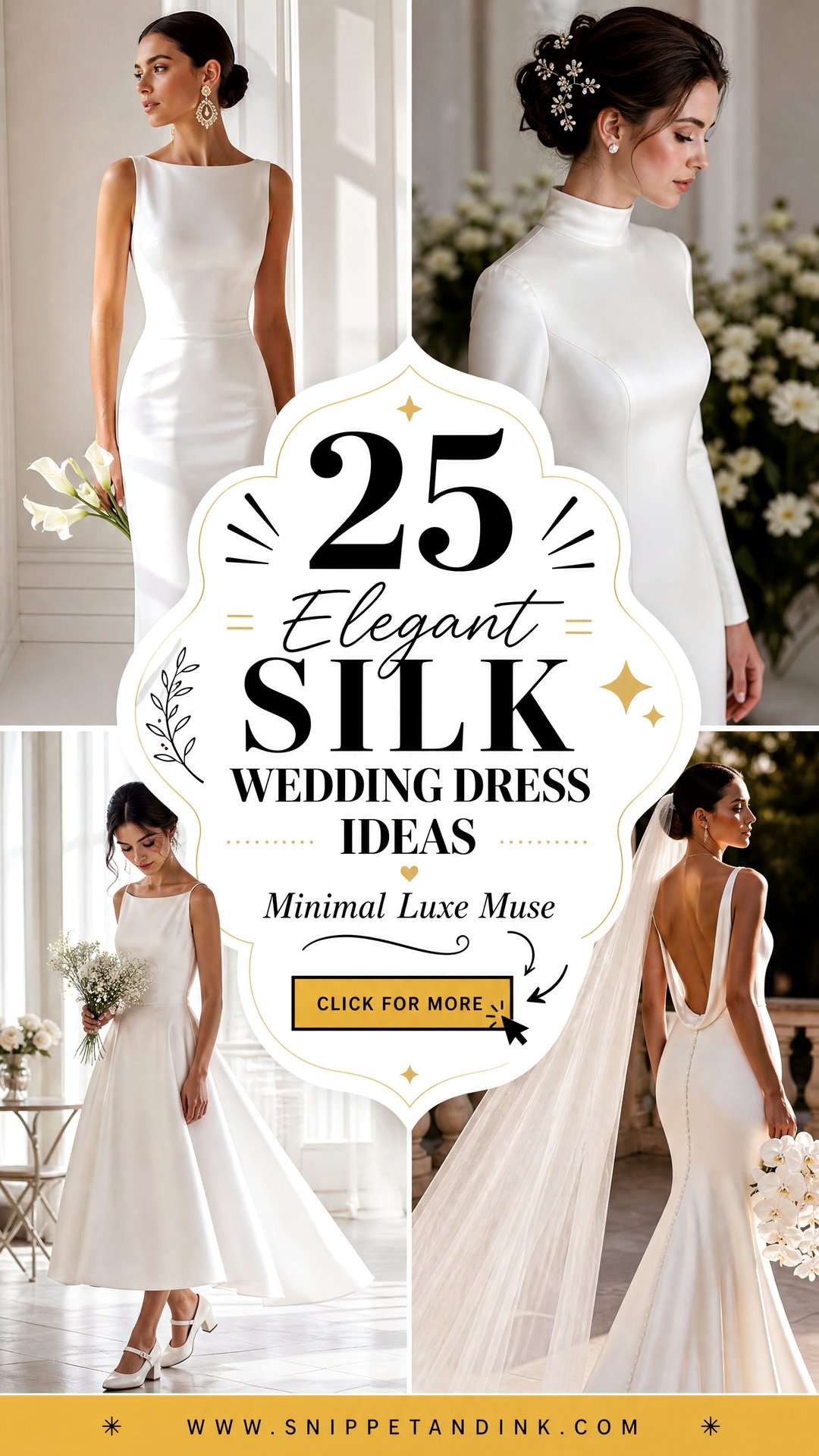 25 Elegant Silk Wedding Dress Ideas for Luxe Minimalists - 25 Elegant Silk Wedding Dress Ideas for Luxe Minimalists