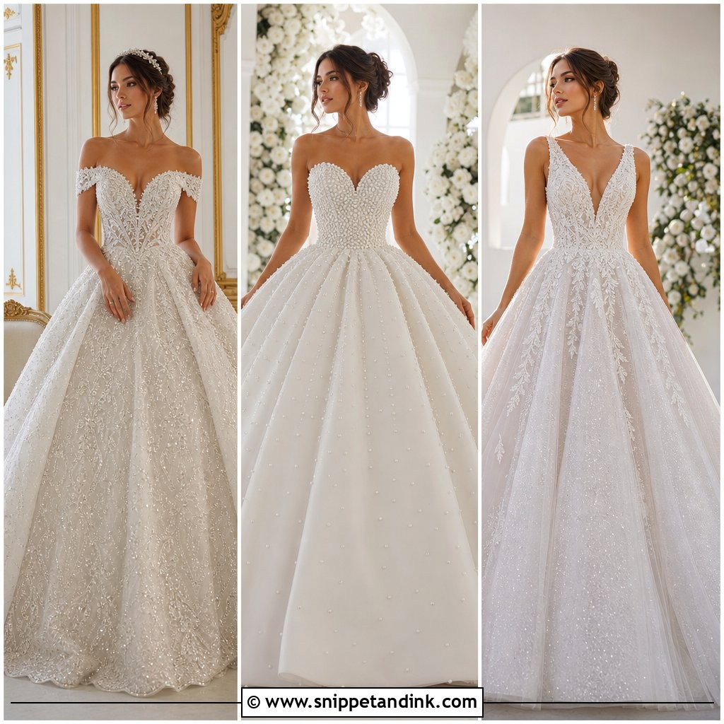 25 Elegant Wedding Dress Ballgown Fairytale Ideas for Brides