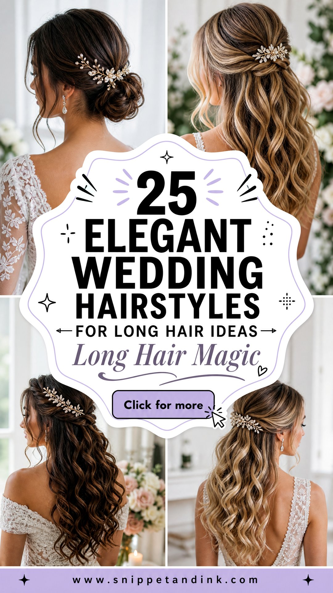 25 Elegant Wedding Hairstyles for Long Hair Brides Love - 25 Elegant Wedding Hairstyles for Long Hair Brides Love