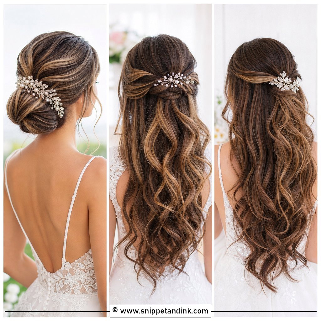25 Elegant Wedding Hairstyles for Long Hair Brides Love