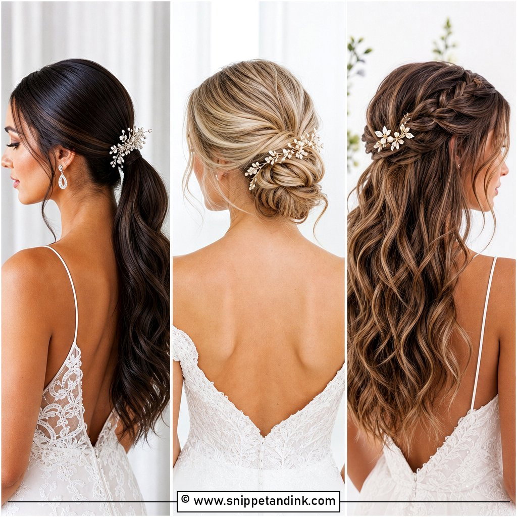 25 Elegant Wedding Hairstyles for a Timeless Bridal Look