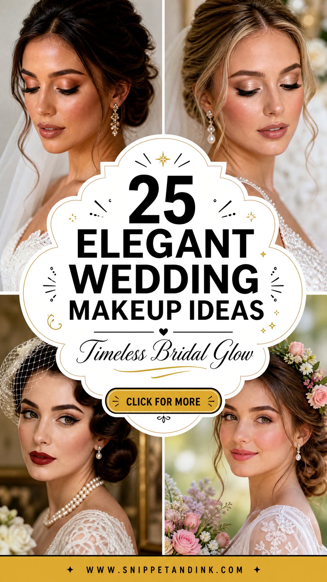 25 Elegant Wedding Makeup Ideas for a Timeless Bridal Glow - 25 Elegant Wedding Makeup Ideas for a Timeless Bridal Glow