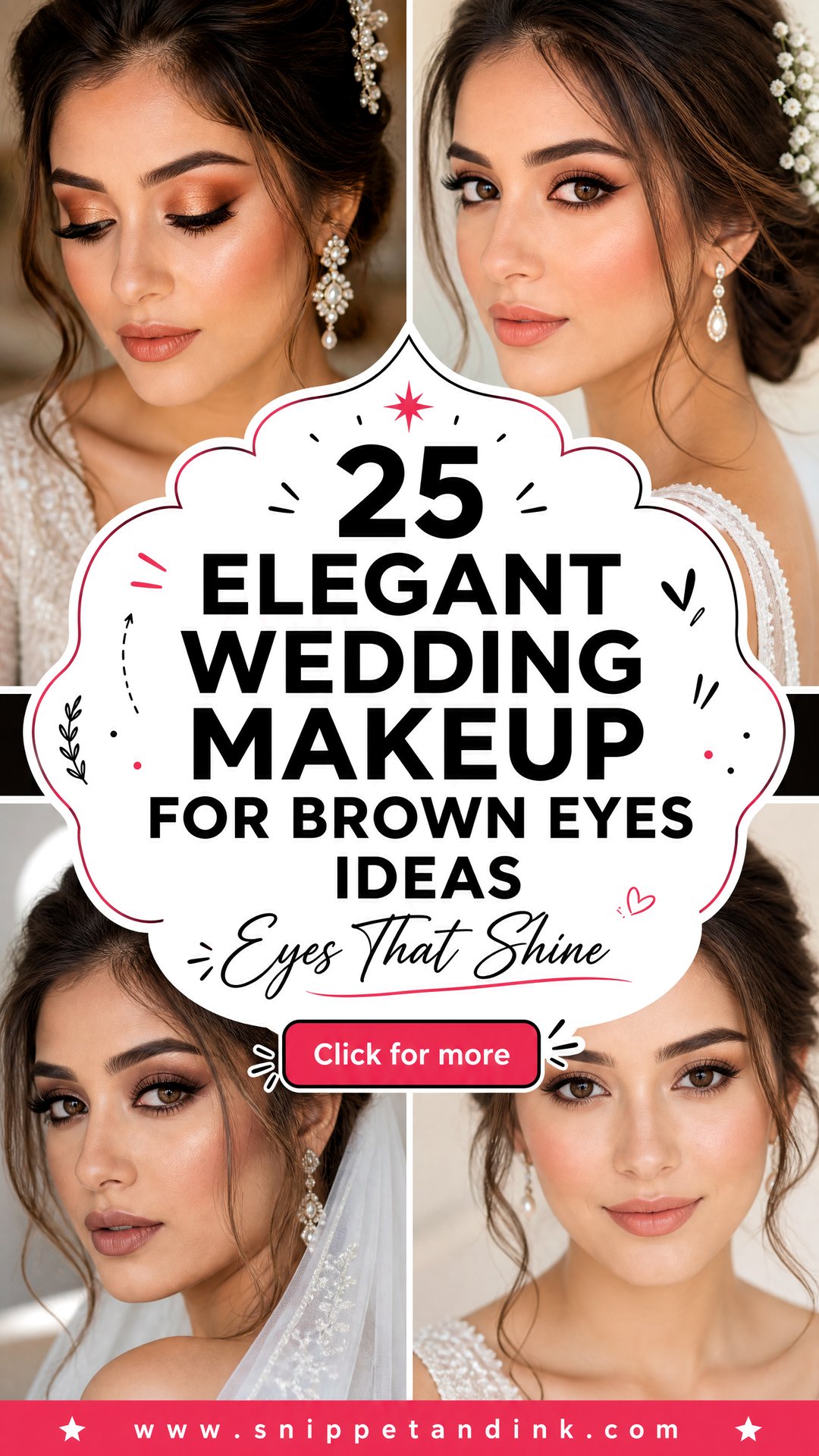 25 Elegant Wedding Makeup for Brown Eyes to Shine All Day - 25 Elegant Wedding Makeup for Brown Eyes to Shine All Day