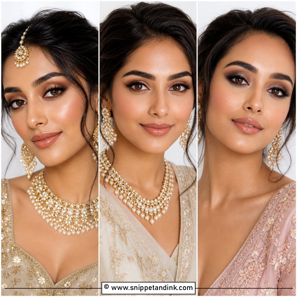 25 Elegant Wedding Makeup for Brown Eyes to Shine All Day