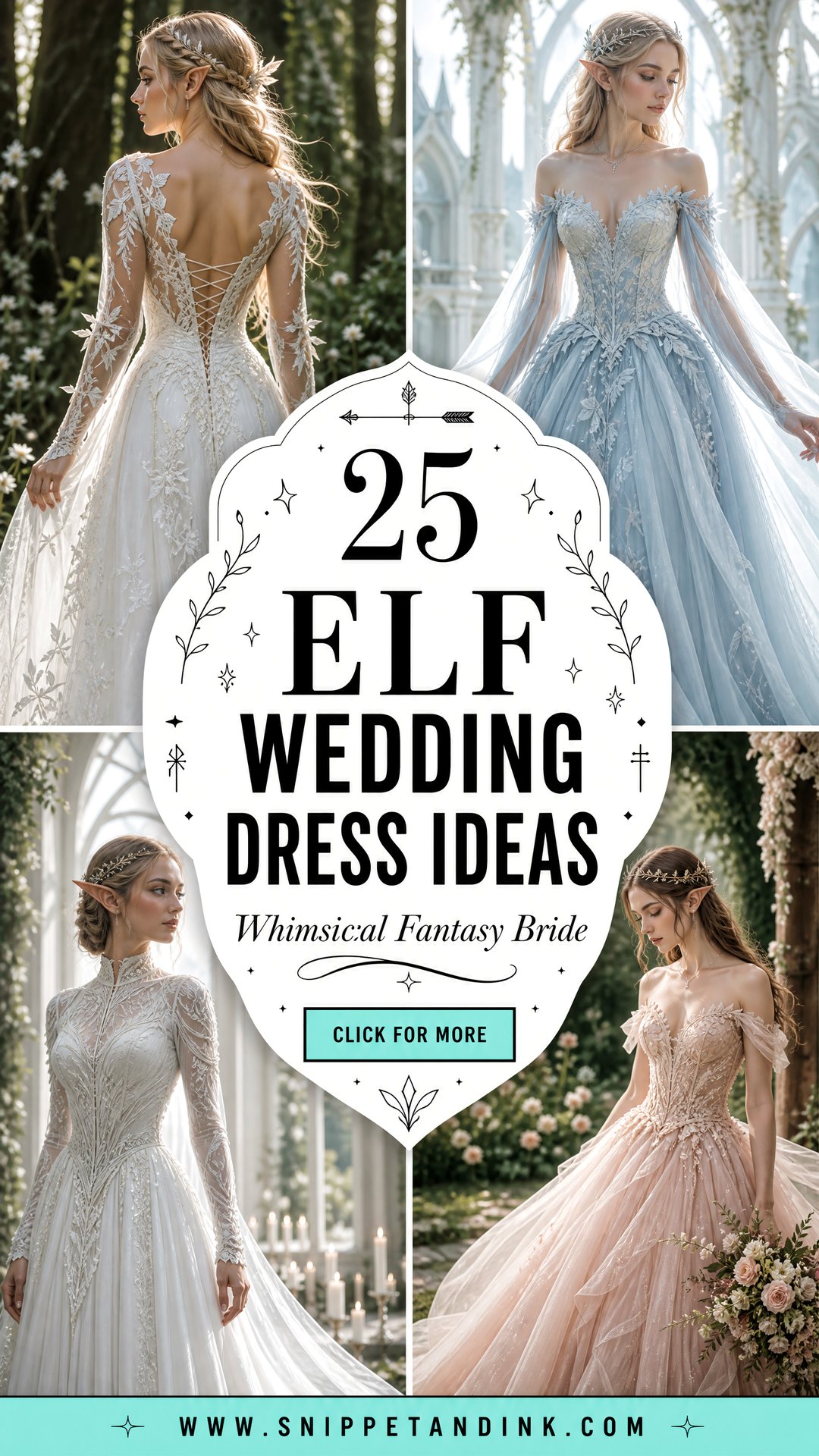 25 Elf Wedding Dress Ideas for Whimsical Fantasy Brides - 25 Elf Wedding Dress Ideas for Whimsical Fantasy Brides