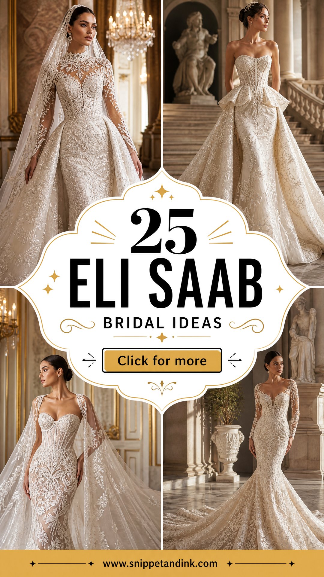 25 Eli Saab Bridal Ideas for a Luxe Runway-Inspired Look - 25 Eli Saab Bridal Ideas for a Luxe, Runway-Inspired Look