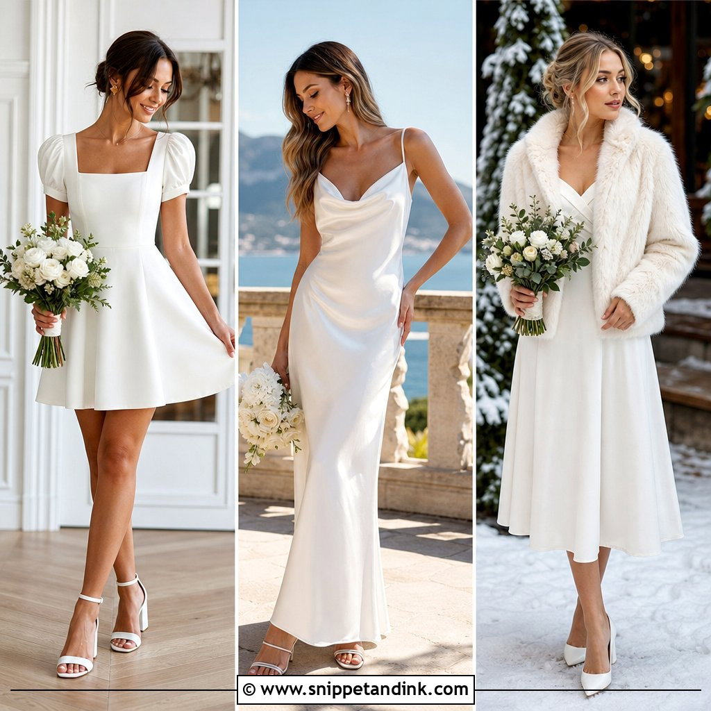 25 Elopement Dresses for an Intimate, Effortless Wedding