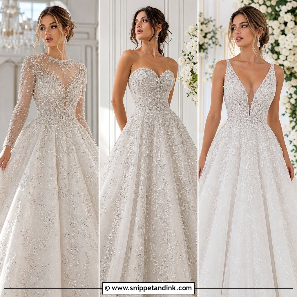 25 Embellished Wedding Dress Ideas