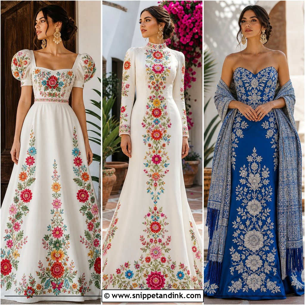25 Embroidered Mexican Wedding Dress Ideas for Cultural Flair