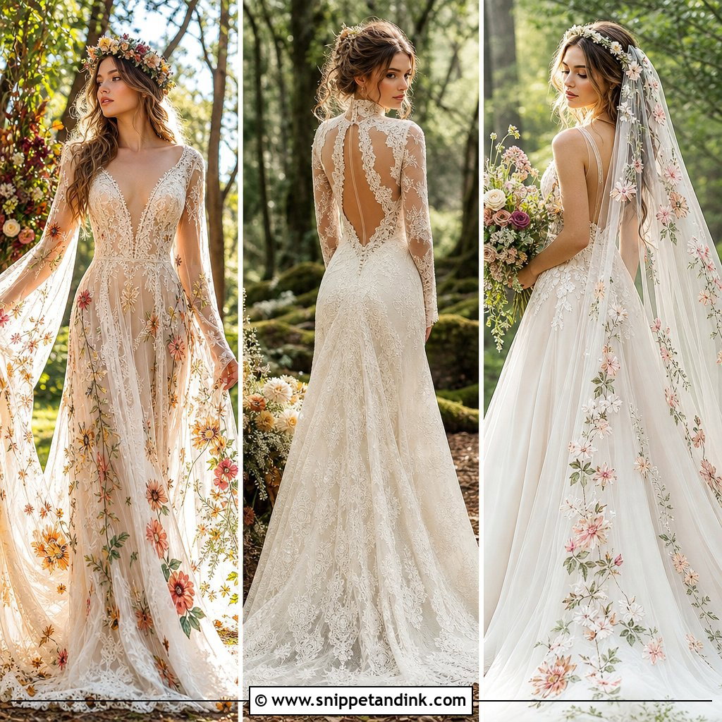 25 Enchanted Forest Wedding Dress Ideas