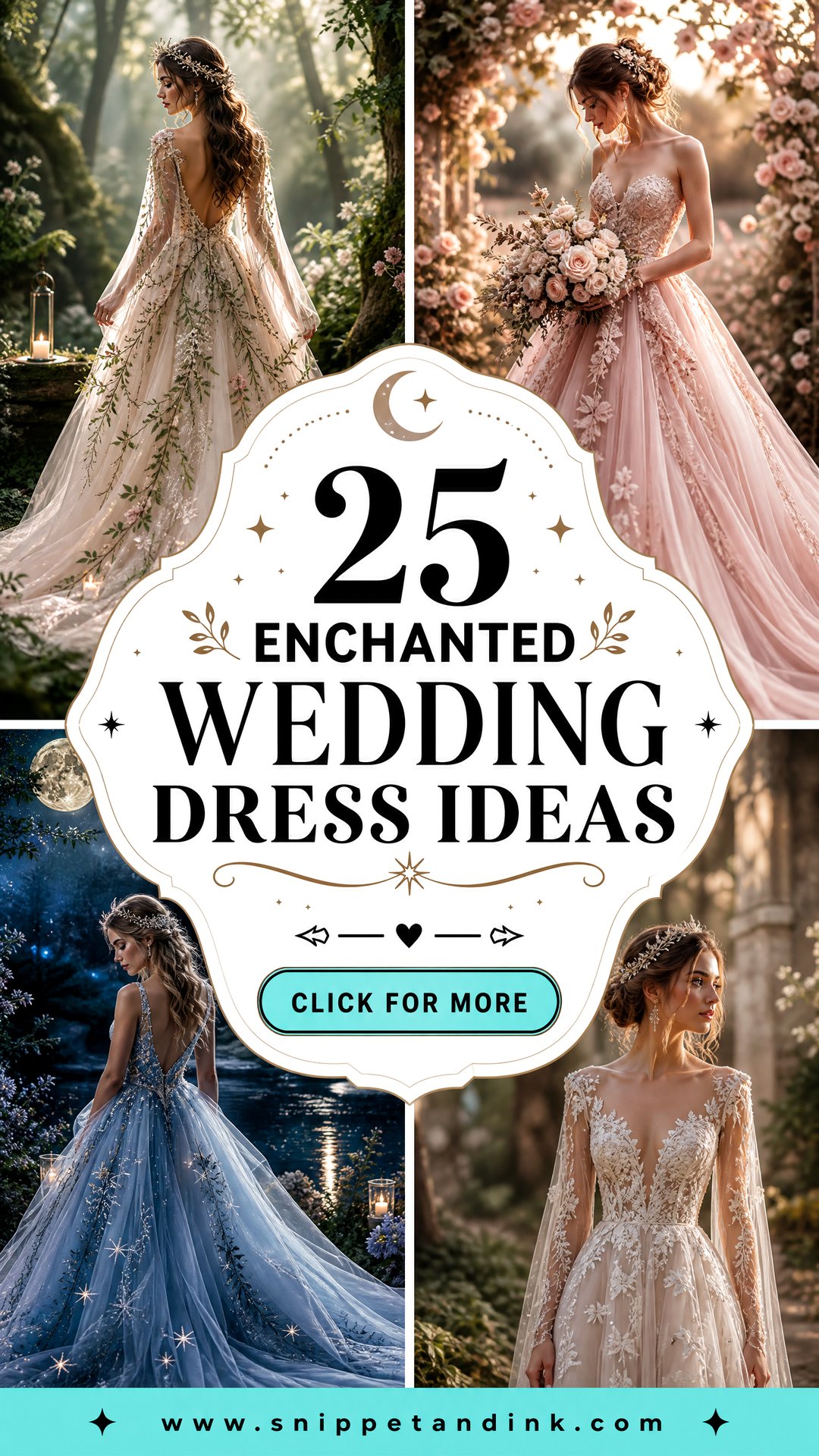 25 Enchanted Wedding Dress Ideas for a Magical Bridal Look - 25 Enchanted Wedding Dress Ideas for a Magical Bridal Look