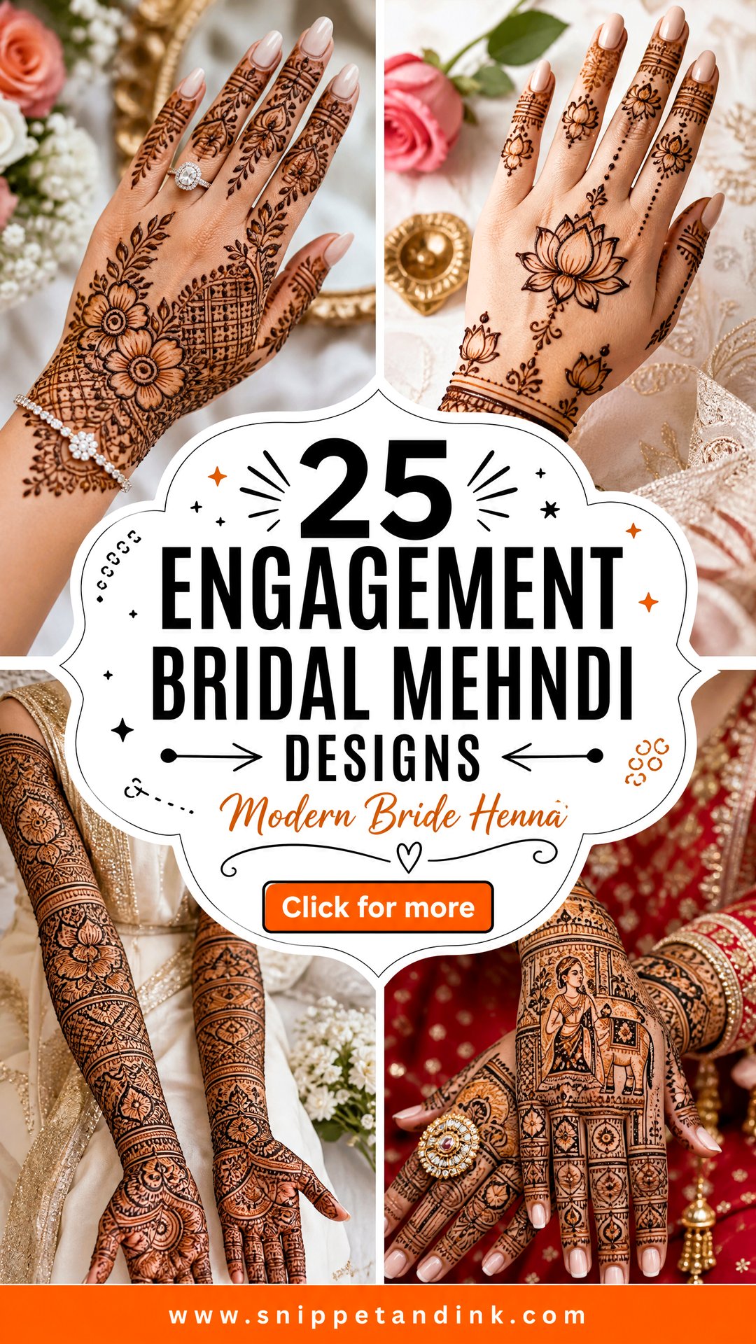 25 Engagement Bridal Mehndi Designs for Modern Brides Now - 25 Engagement Bridal Mehndi Designs for Modern Brides Now