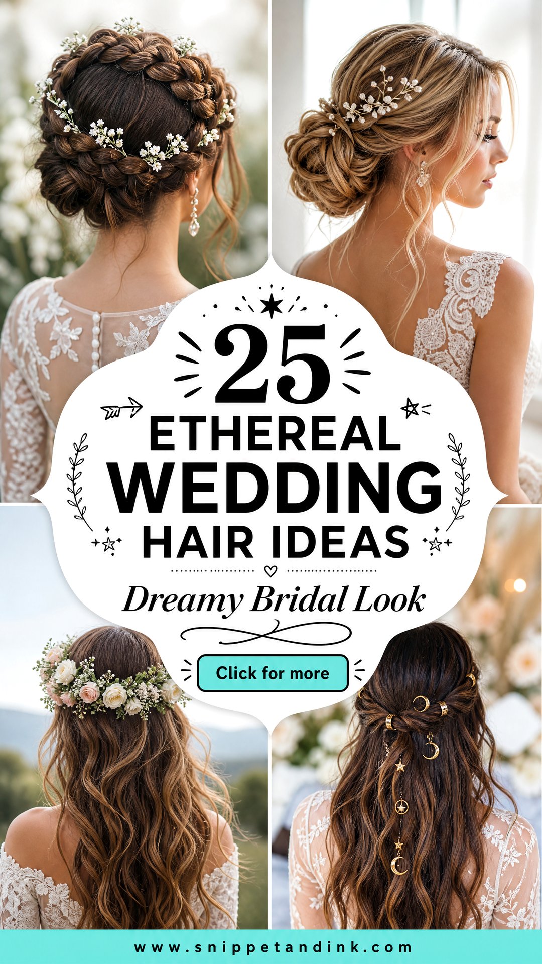 25 Ethereal Wedding Hair Ideas for a Dreamy Bridal Look - 25 Ethereal Wedding Hair Ideas for a Dreamy Bridal Look