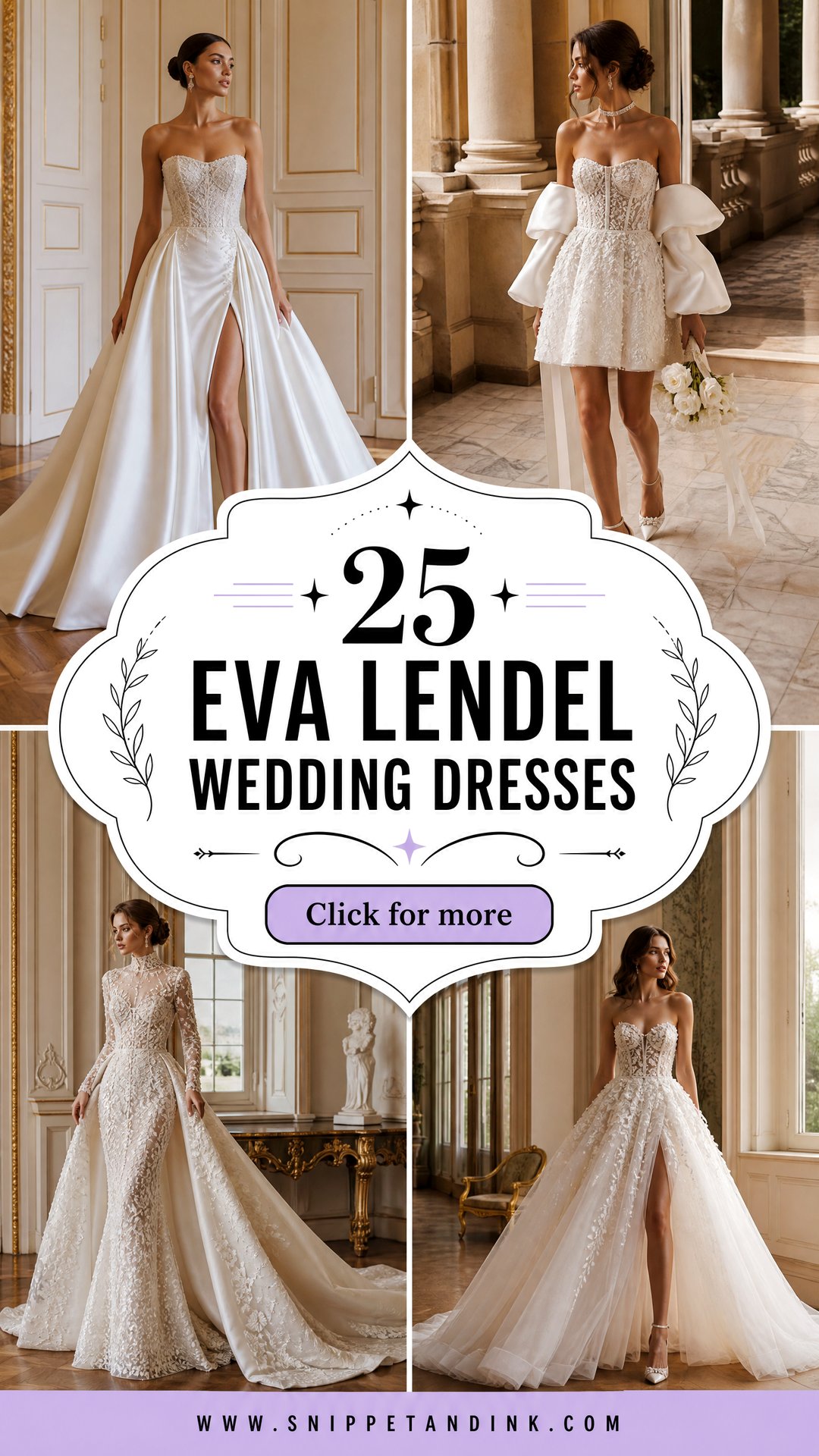 25 Eva Lendel Wedding Dresses for a Modern Luxe Bridal Look - 25 Eva Lendel Wedding Dresses for a Modern Luxe Bridal Look