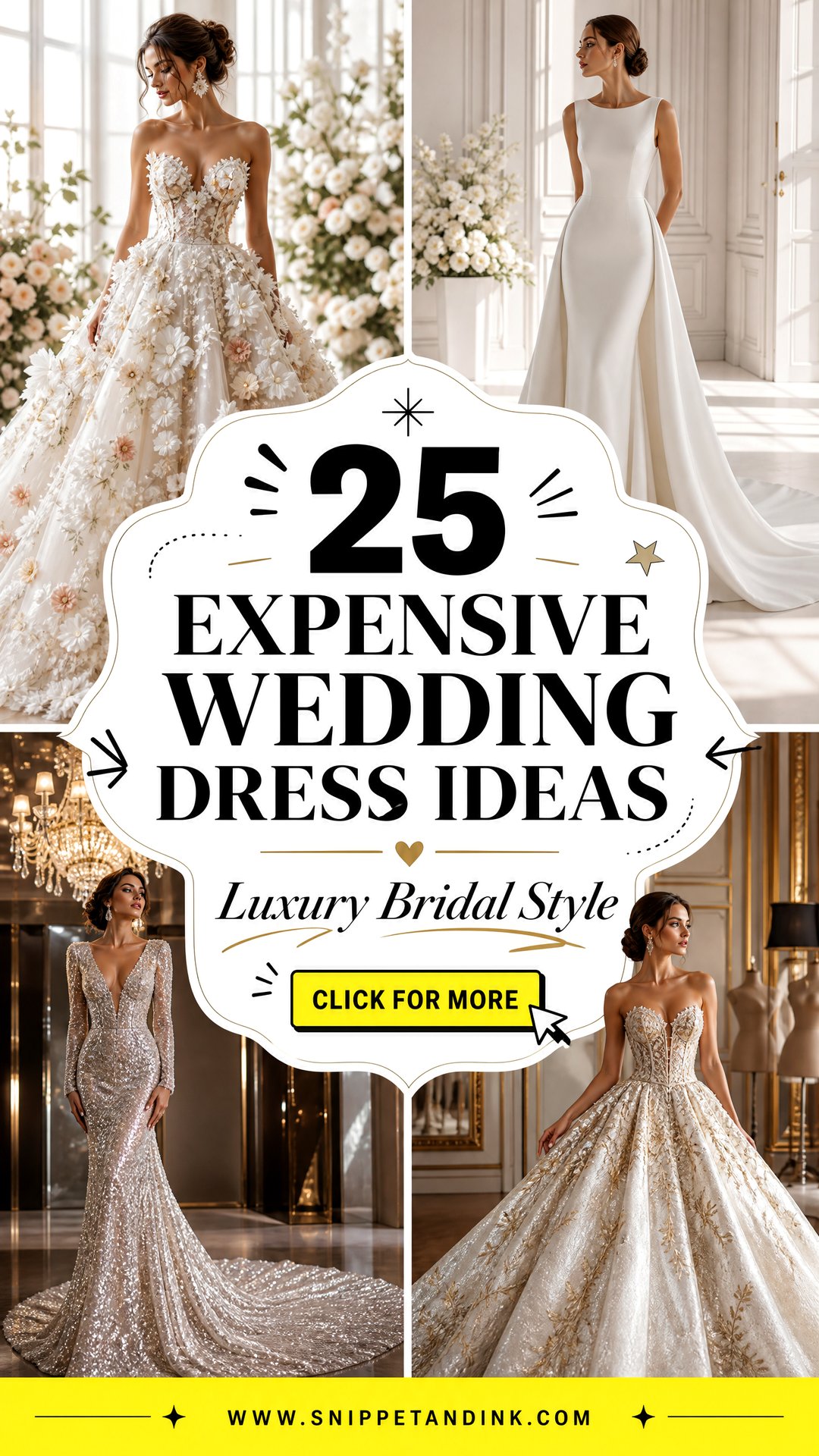 25 Expensive Wedding Dress Ideas for Luxe Bridal Style - 25 Expensive Wedding Dress Ideas for Luxe Bridal Style