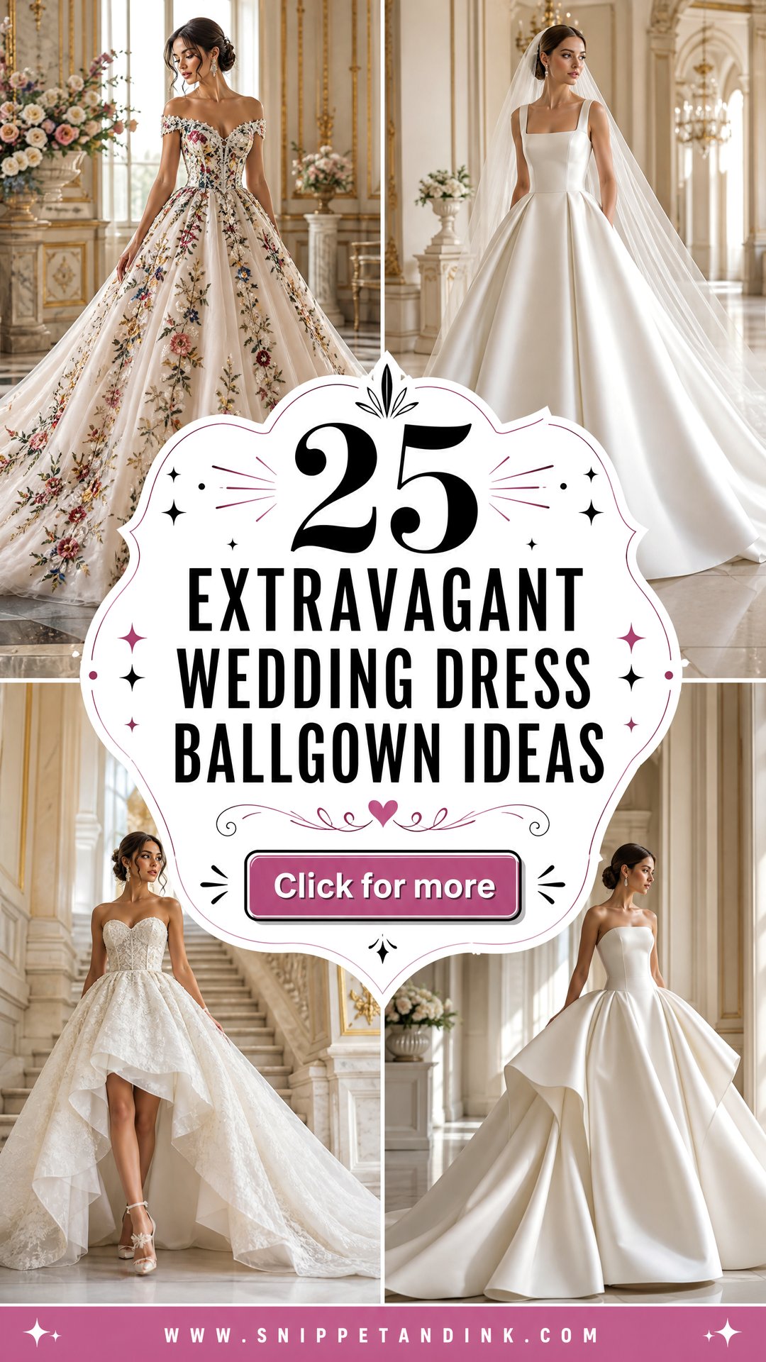 25 Extravagant Wedding Dress Ballgown Ideas for Luxe Brides - 25 Extravagant Wedding Dress Ballgown Ideas for Luxe Brides