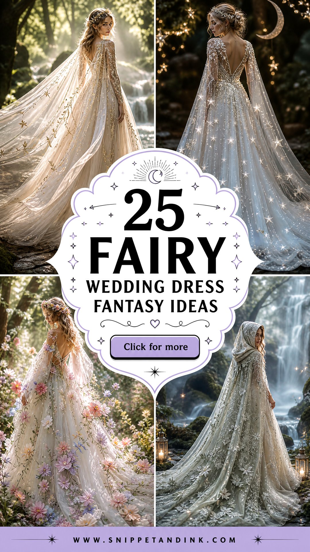 25 Fairy Wedding Dress Fantasy Ideas for a Magical Bridal Look - 25 Fairy Wedding Dress Fantasy Ideas for a Magical Bridal Look