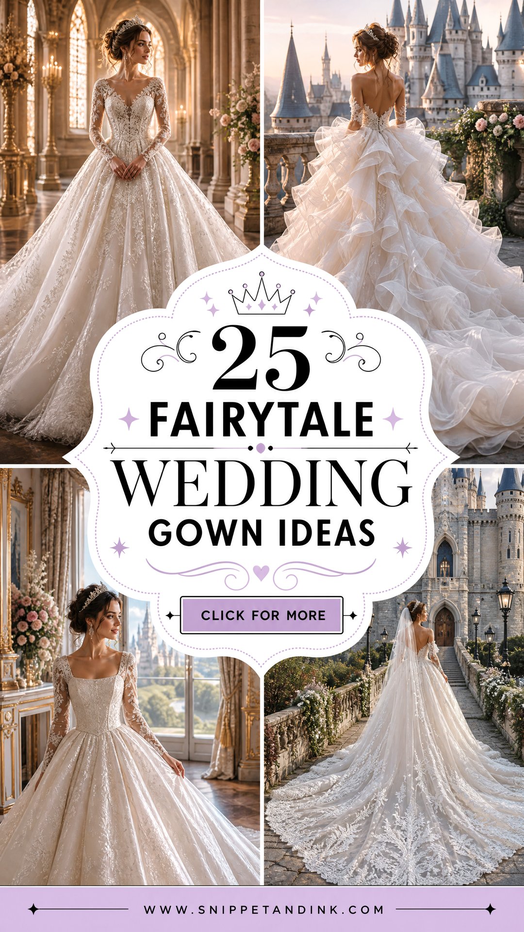 25 Fairytale Wedding Gown Ideas for a Dreamy Bridal Look - 25 Fairytale Wedding Gown Ideas for a Dreamy Bridal Look