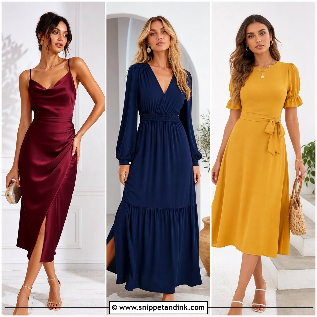 25 Fall Dresses to Wear to a Wedding