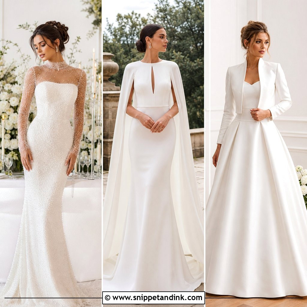 25 Fall Wedding Dresses Bride for a Chic Autumn Bridal Look