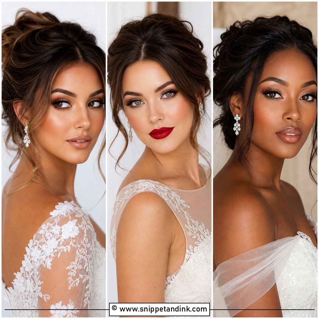 25 Fall Wedding Makeup for Bride Ideas For A Warm Glow