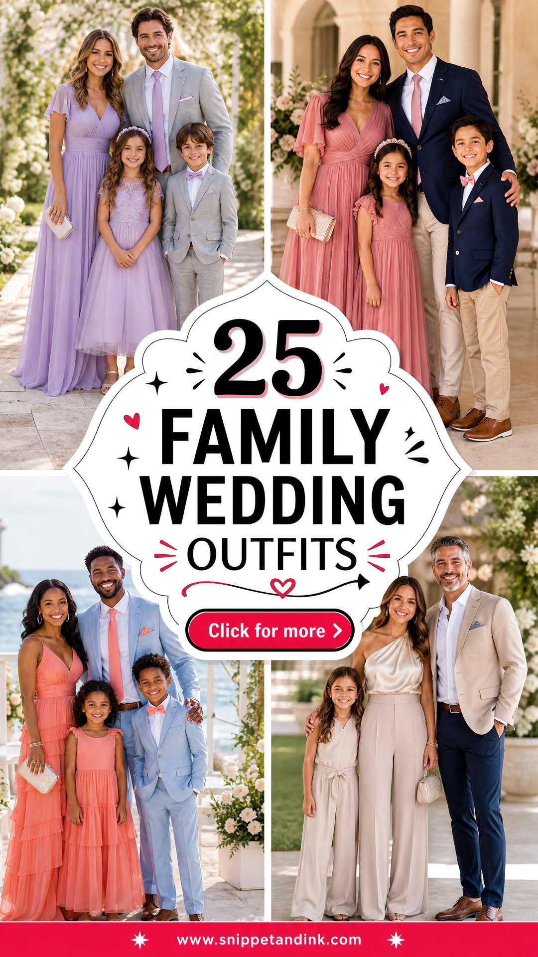 25 Family Wedding Outfits for a Polished Photo-Ready Look - 25 Family Wedding Outfits for a Polished, Photo-Ready Look