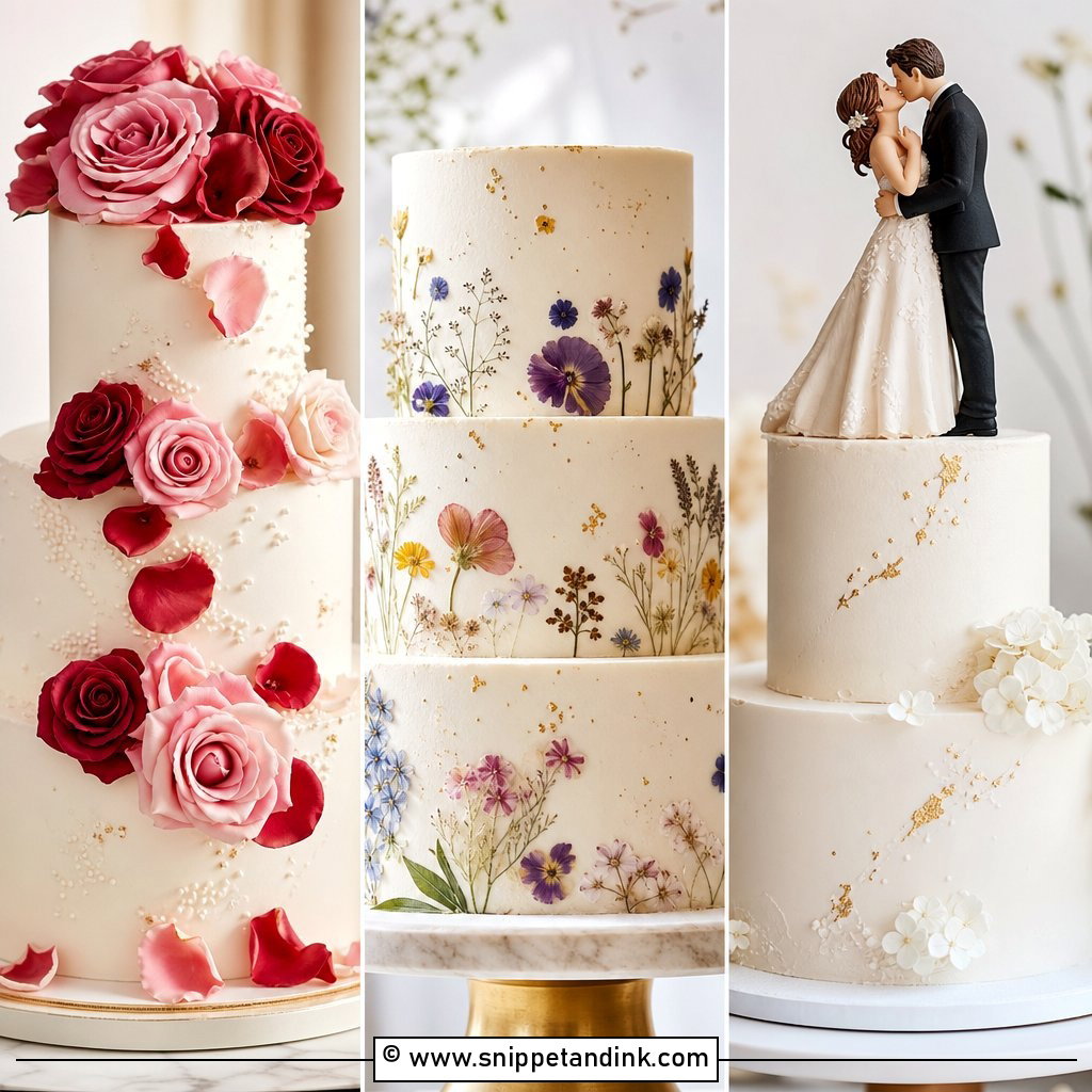 25 First Kiss Cake Ideas for Wedding With Sweet Romance